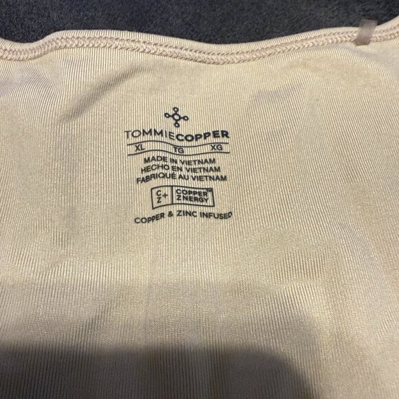 Tommie Copper Tank Women's XL Beige Lower Back Support Top NWOT Active Outdoor - Picture 5 of 8